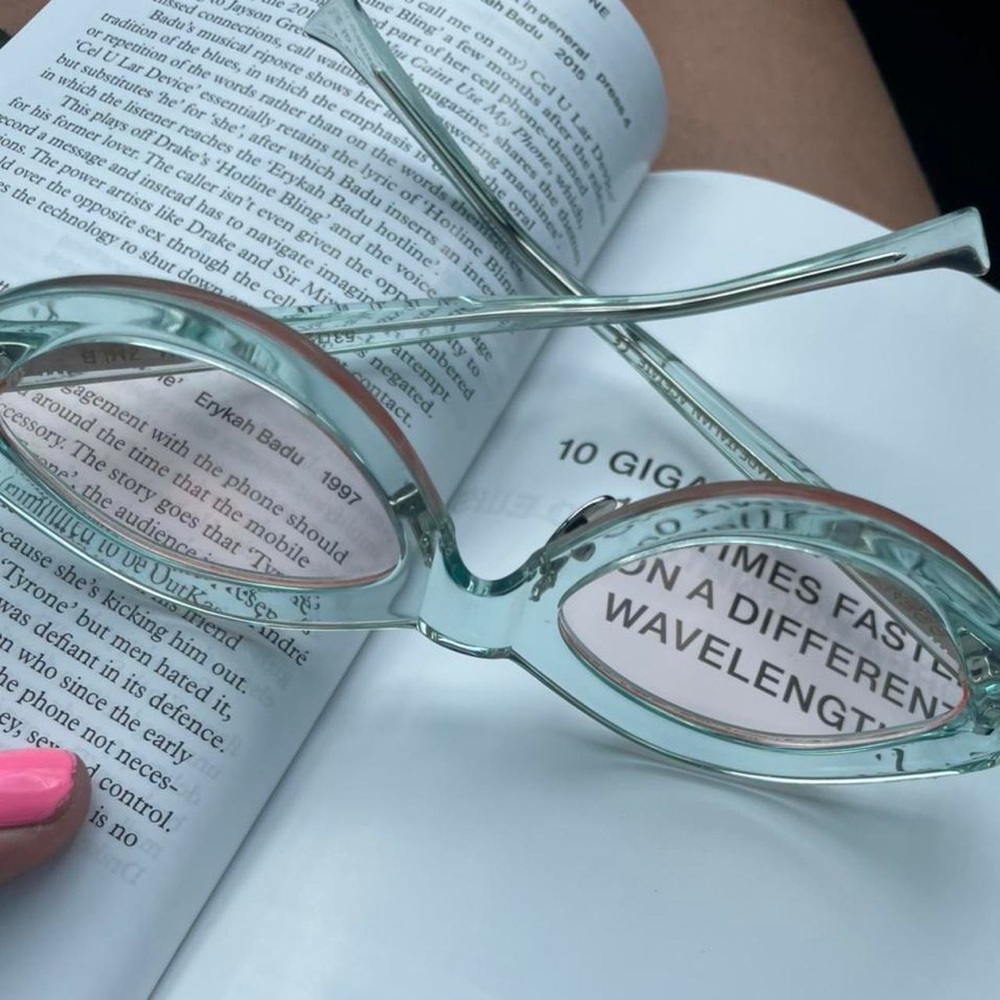Grey ant zoom sunglasses in bottle clear